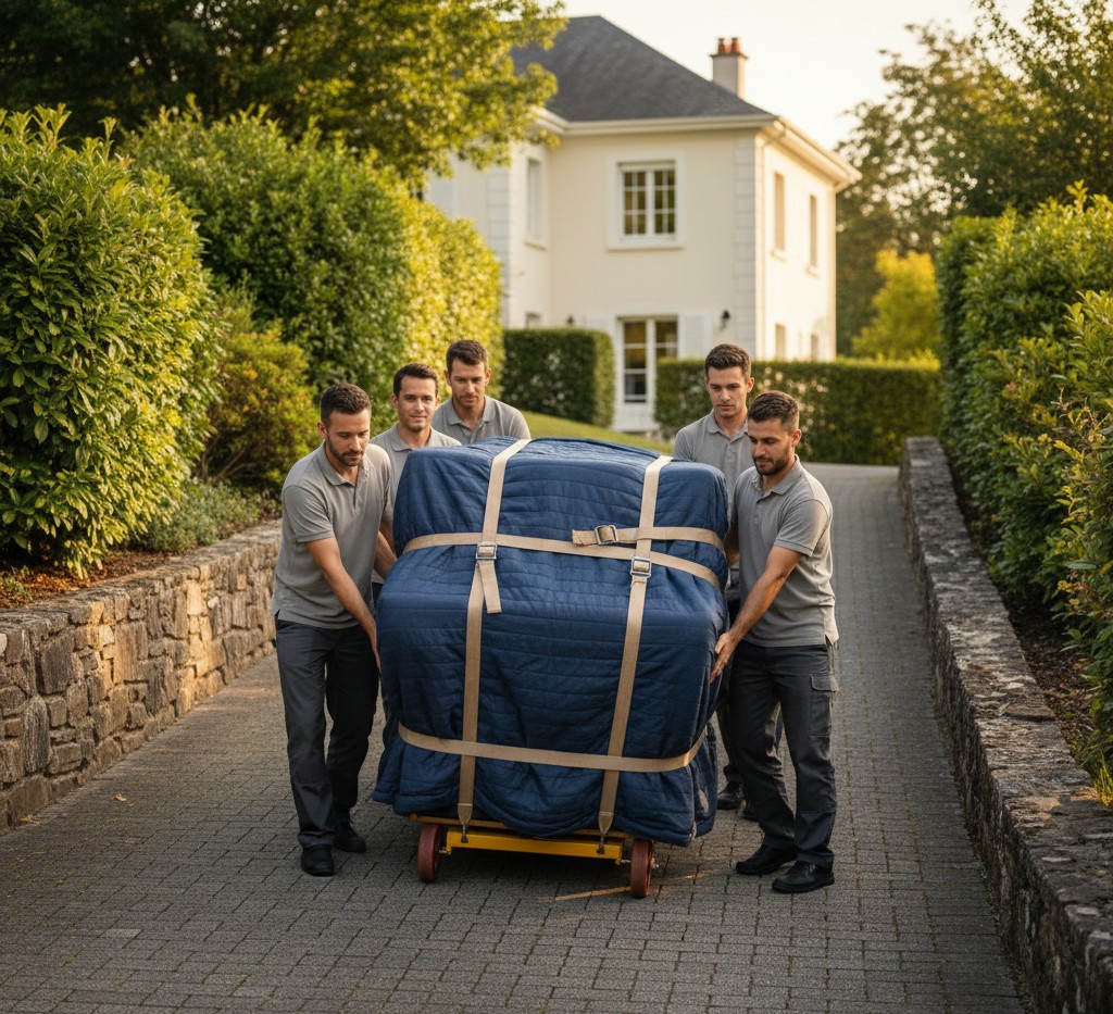 Transport de piano à Saint-Cloud